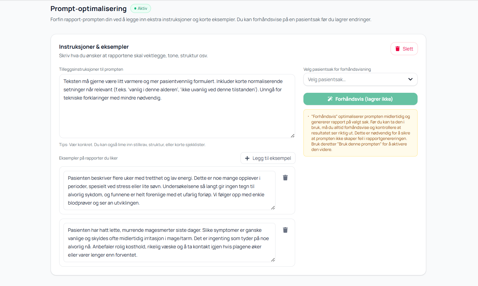 Justering av skrivestil (journal)